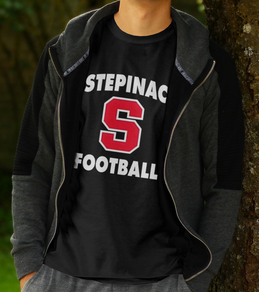Stepinac Football Red S Bold Lettering T-Shirt