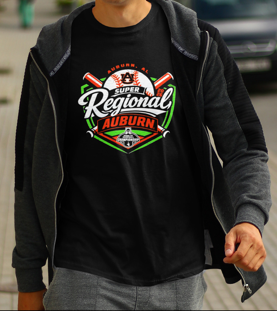 Auburn AL Super Regional Baseball 2023 T-Shirt