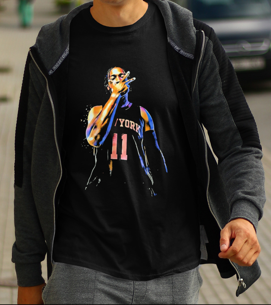 Ben Stiller Wears Jalen Brunson New York 11 T-Shirt