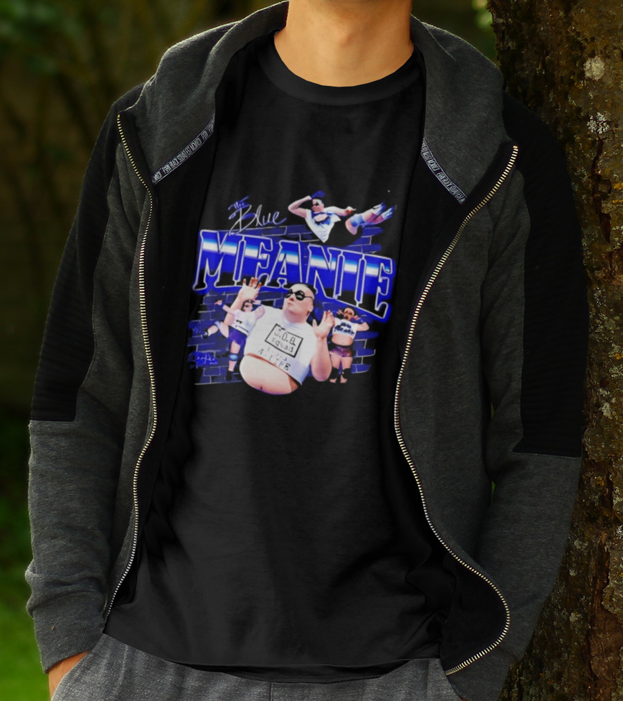 The Blue Meanie Brian Heffron Wrestling T-Shirt