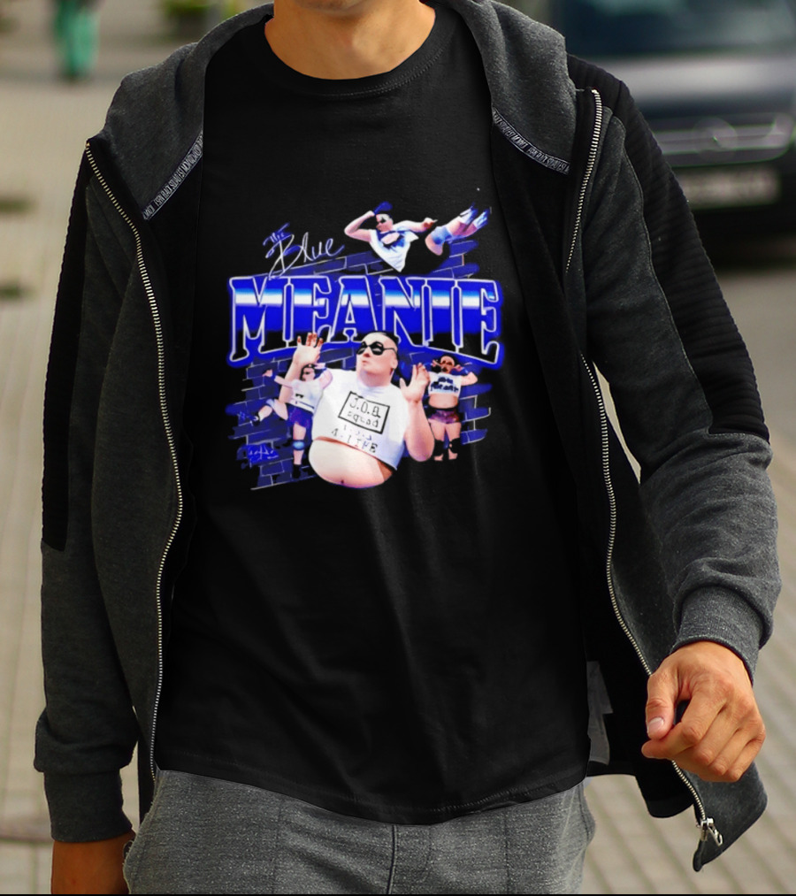 The Blue Meanie Brian Heffron Wrestling T-Shirt