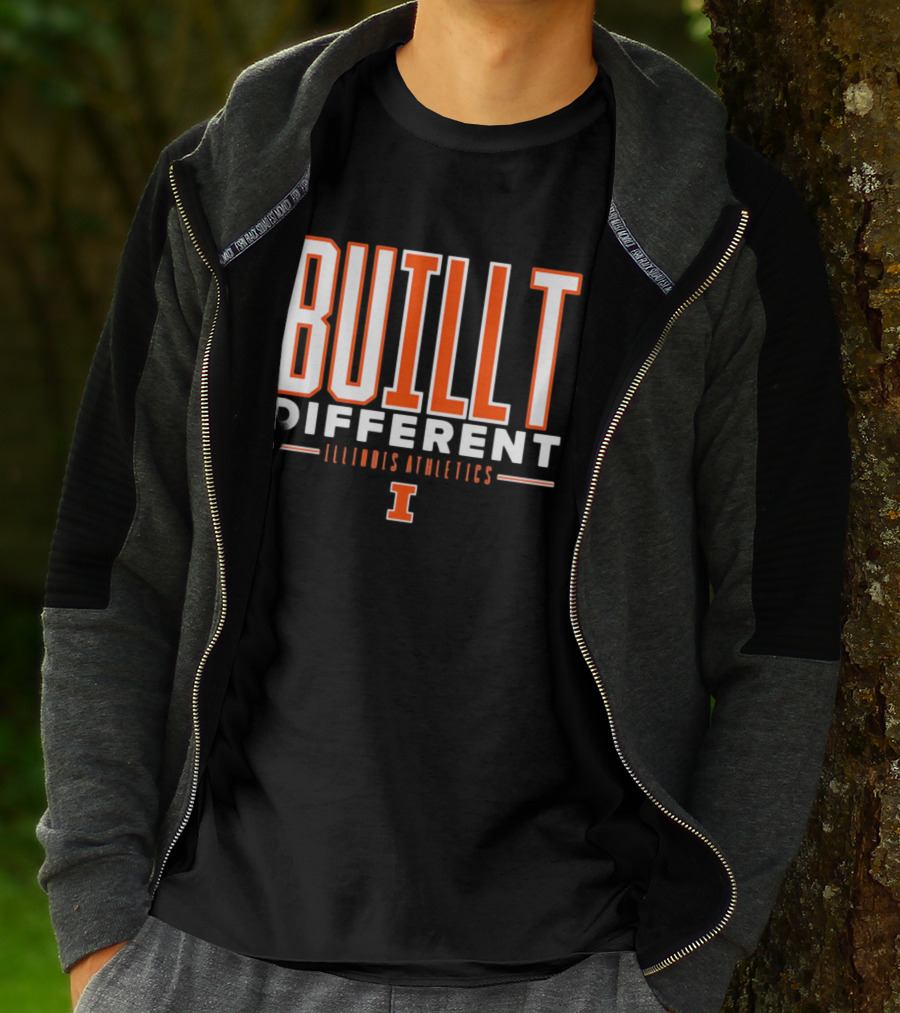 BuILLt Different Illinois Athletics I T-Shirt