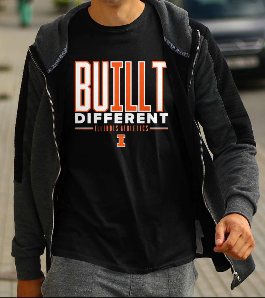 BuILLt Different Illinois Athletics I T-Shirt