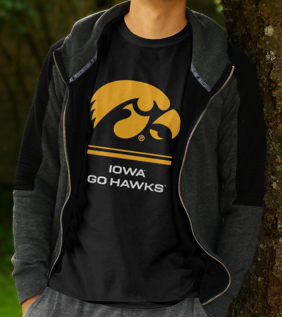 Iowa Hawkeyes Go Hawks T-Shirt