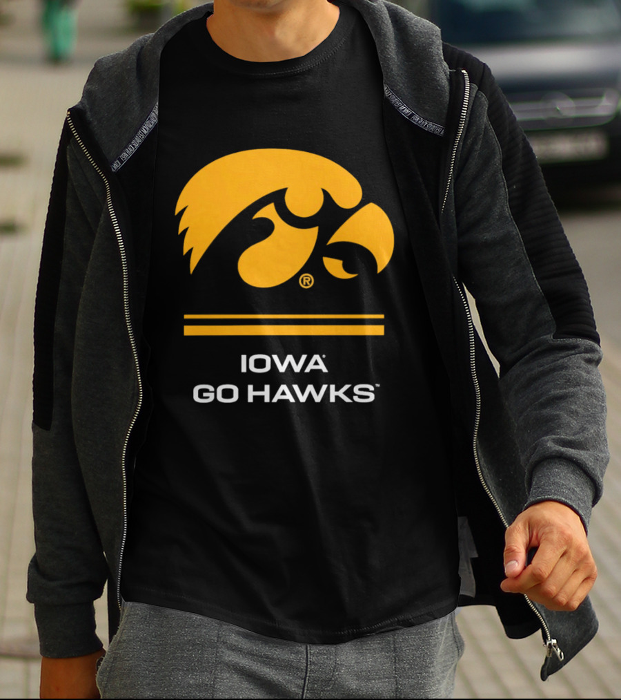 Iowa Hawkeyes Go Hawks T-Shirt