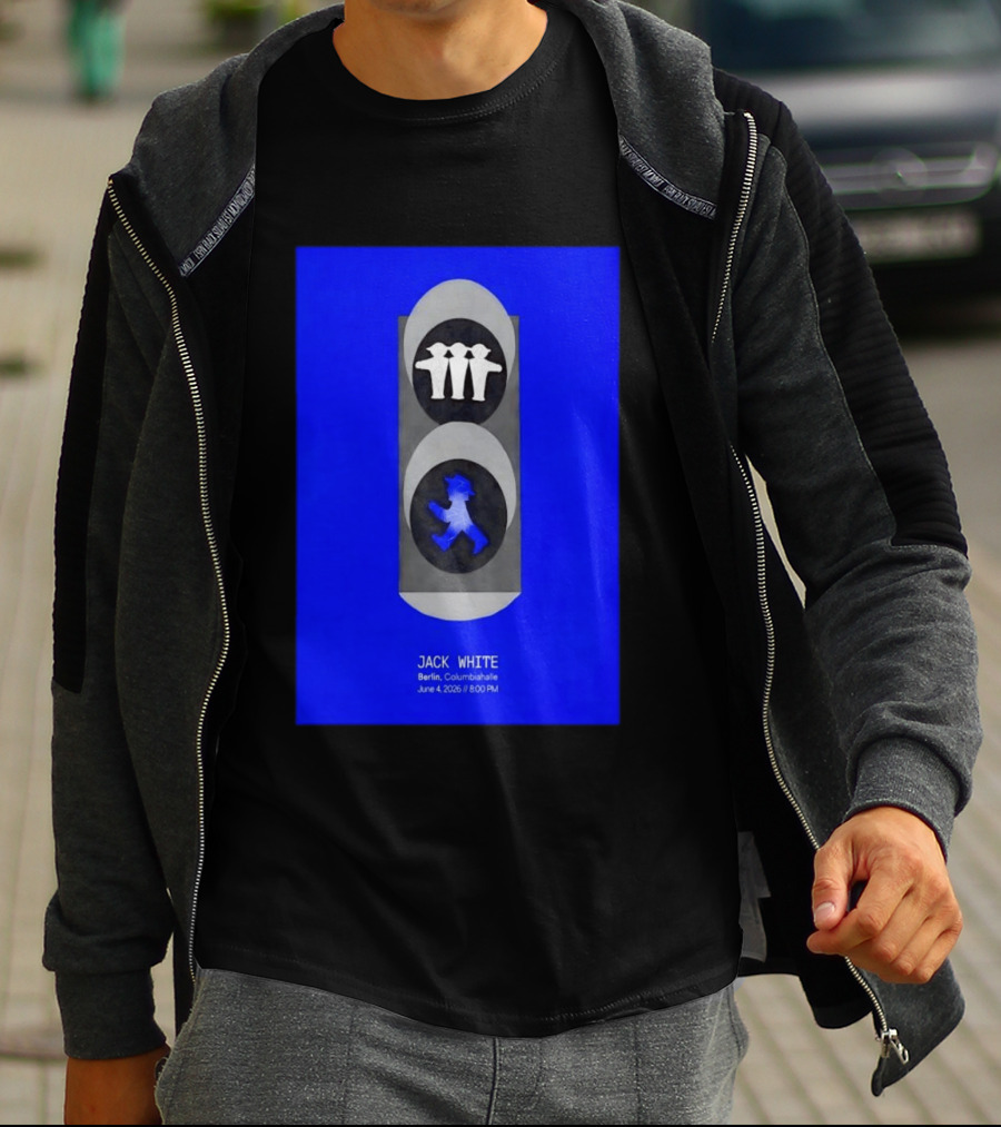 Jack White Berlin Columbiahalle June 4 2026 Ampelmann Traffic Light Icon Concert 8PM T-Shirt
