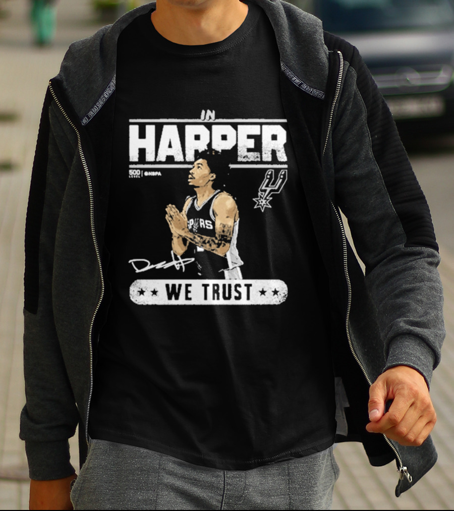 San Antonio Spurs Harper We Trust T-Shirt