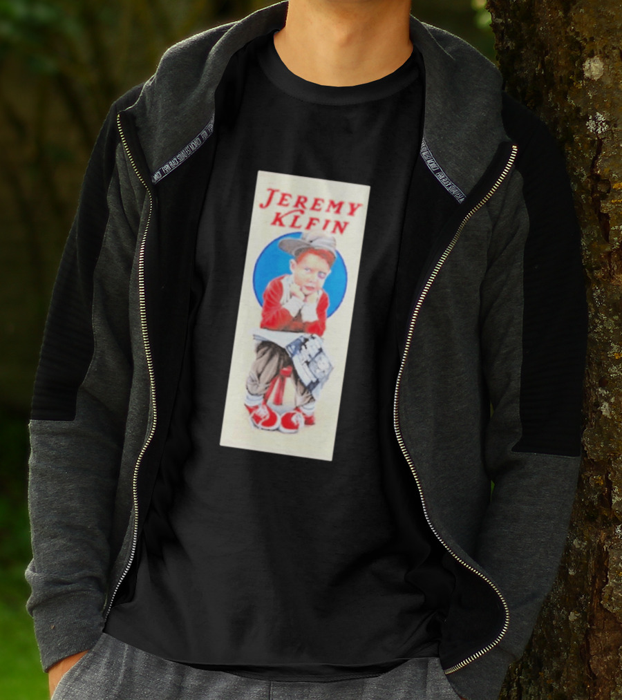 Jeremy Klein World Industries Kid Sitting On Stool T-Shirt