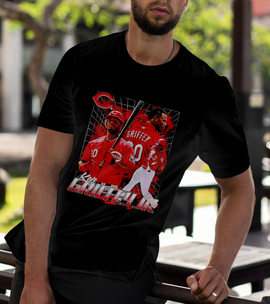 Ken Griffey Jr Cincinnati Reds Baseball Player 30 Reds Griffey T-Shirt