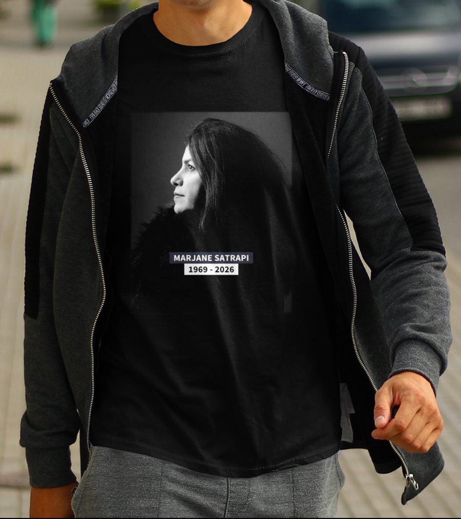 Marjane Satrapi 1969 2026 Impactful Black And White Profile T-Shirt
