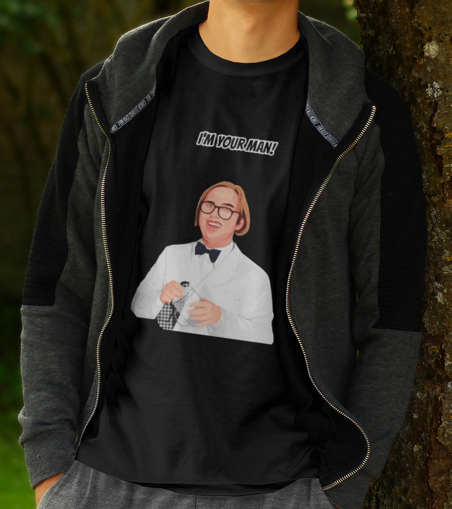 Max And Paddy I Am Your Man Bow Tie White Jacket T-Shirt