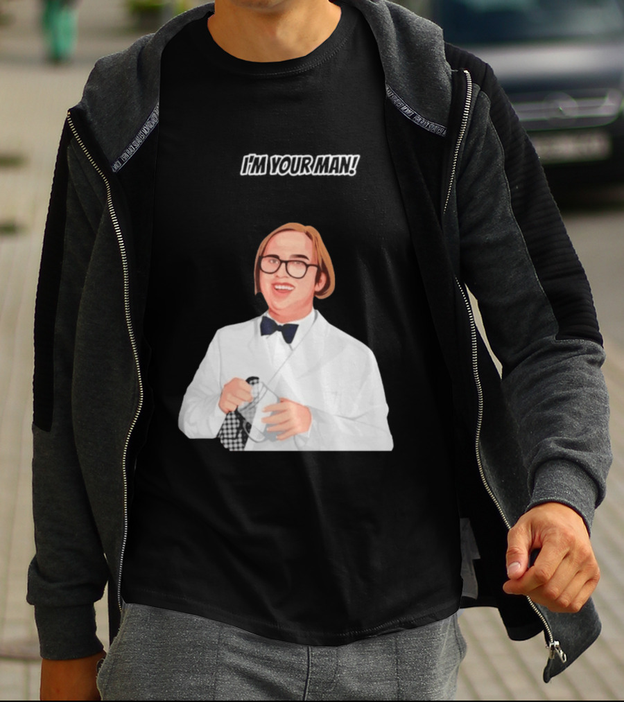 Max And Paddy I Am Your Man Bow Tie White Jacket T-Shirt
