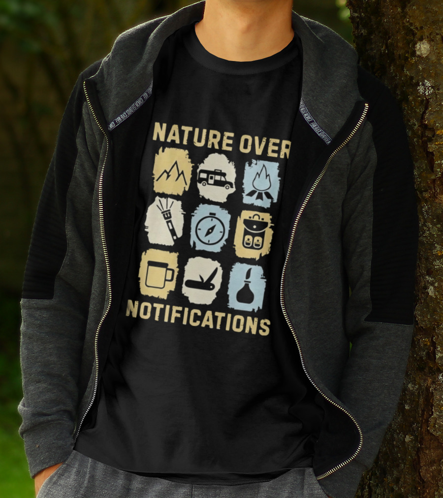 Nature Over Notifications T-Shirt