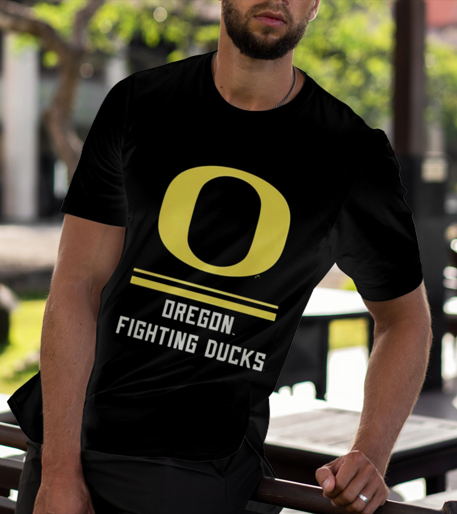 Oregon Fighting Ducks Yellow O T-Shirt