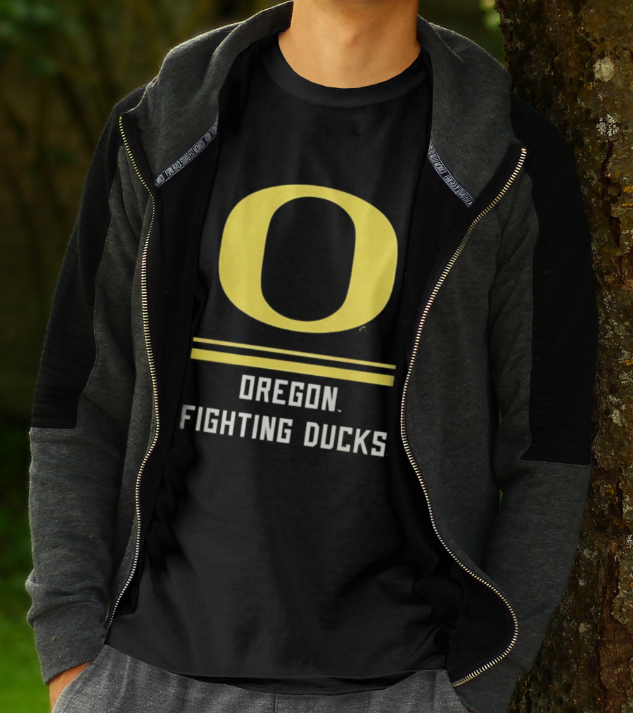 Oregon Fighting Ducks Yellow O T-Shirt