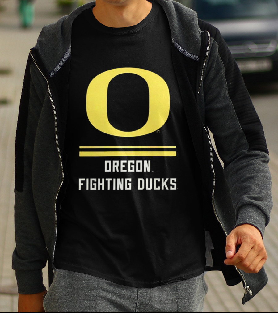 Oregon Fighting Ducks Yellow O T-Shirt