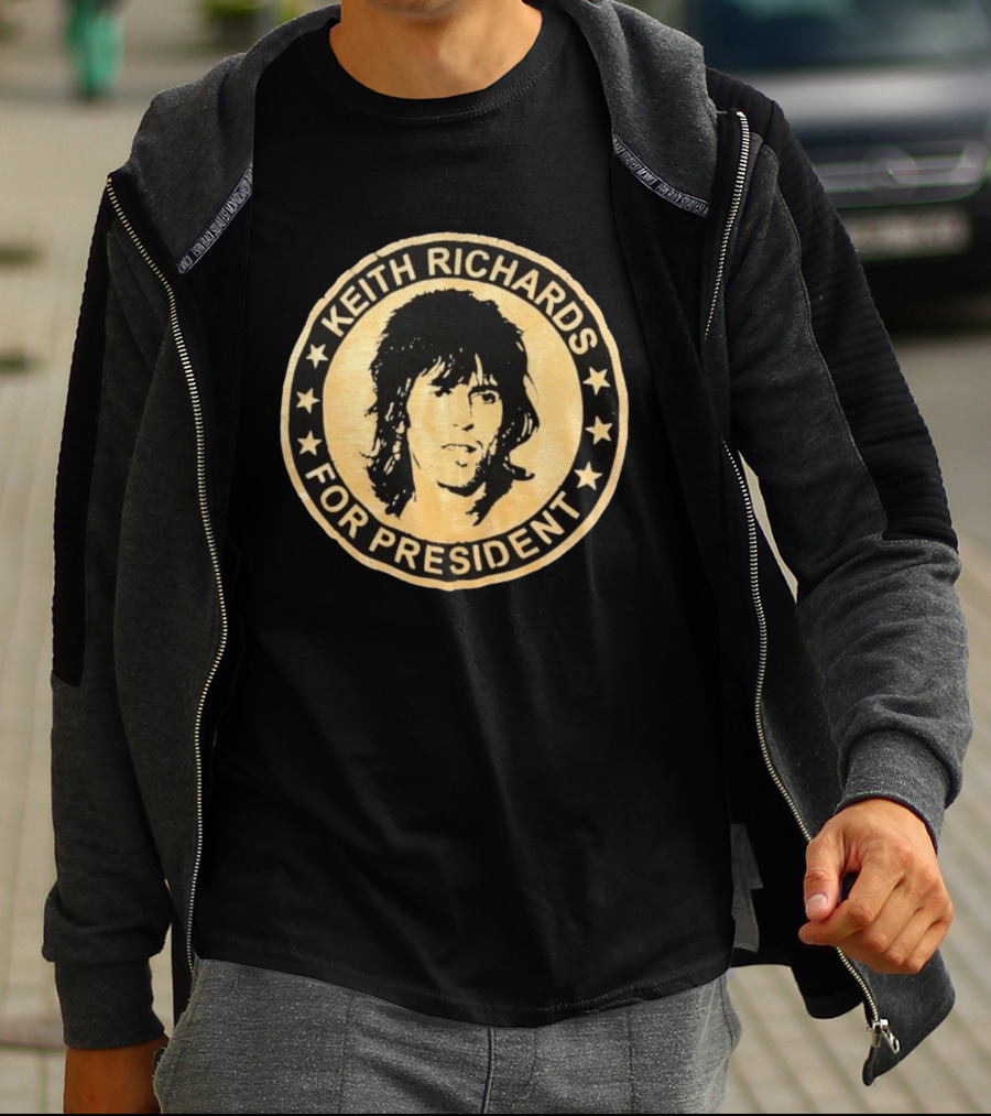 Original Keith Richards For President T-Shirt