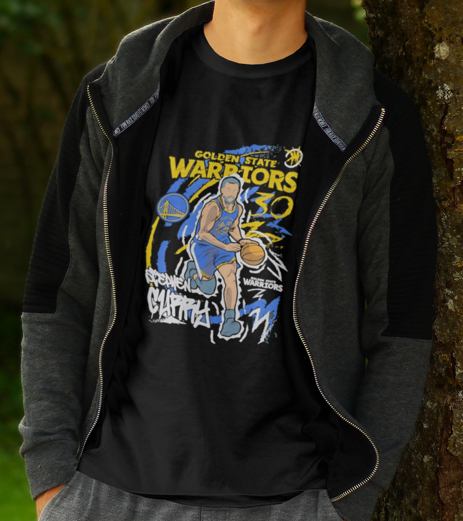 Golden State Warriors Stephen Curry 30 Basketball Player T-Shirt