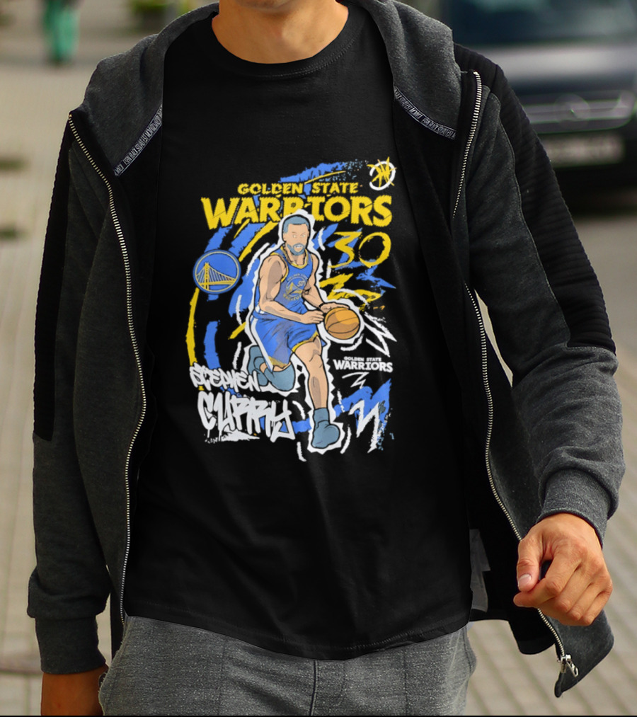 Golden State Warriors Stephen Curry 30 Basketball Player T-Shirt