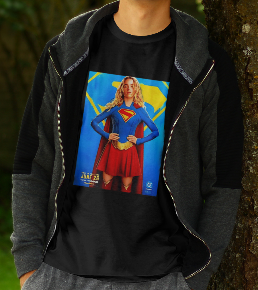 DC Studios Supergirl Movie June 26 Theaters Imax T-Shirt