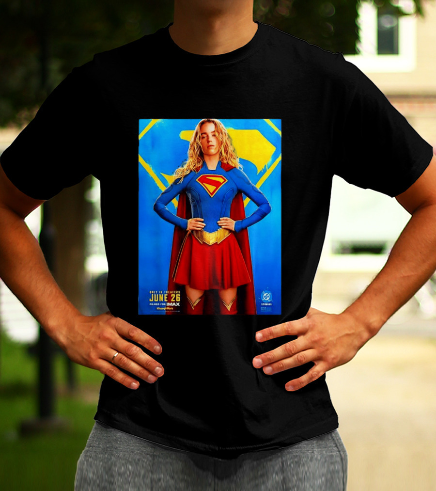 DC Studios Supergirl Movie June 26 Theaters Imax T-Shirt