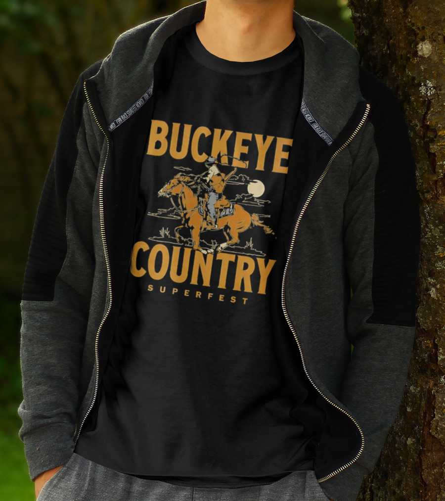 Buckeye Country Superfest Cowboy 2026 Columbus Ohio T-Shirt