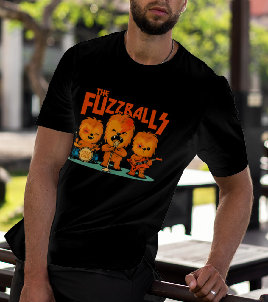 The Fuzzballs Chewbacca Star Wars Music Band T-Shirt