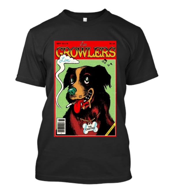 Los Growlers Live Sept 18 19 2026 San Francisco CA The Castro Theatre Dog T-Shirt
