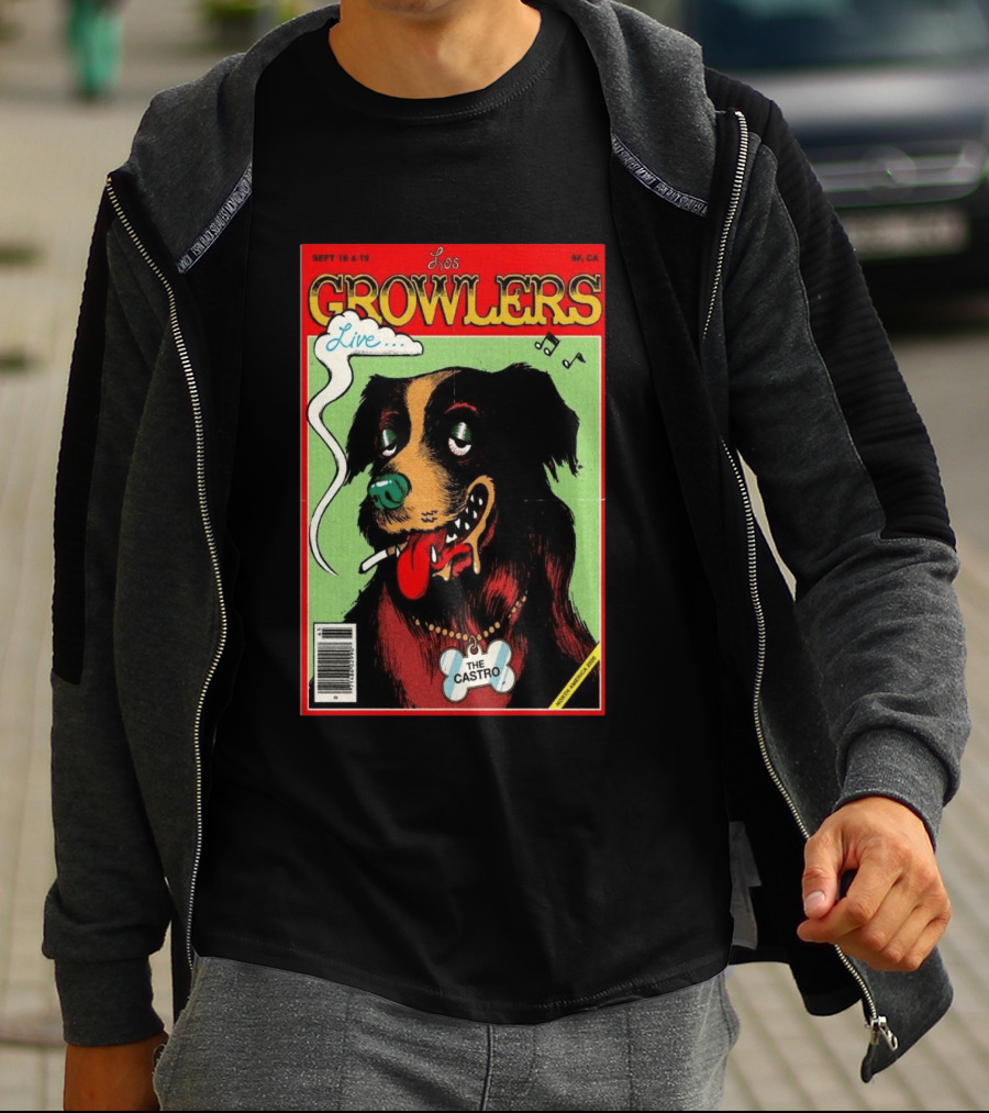 Los Growlers Live Sept 18 19 2026 San Francisco CA The Castro Theatre Dog T-Shirt