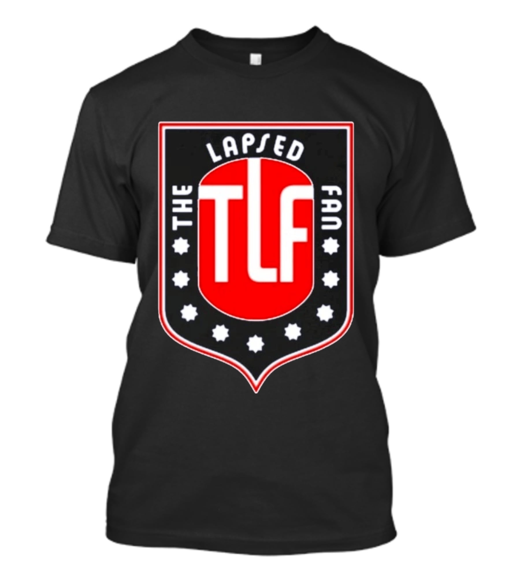 The Lapsed Fan TLF Wrestling Sports Shield T-Shirt