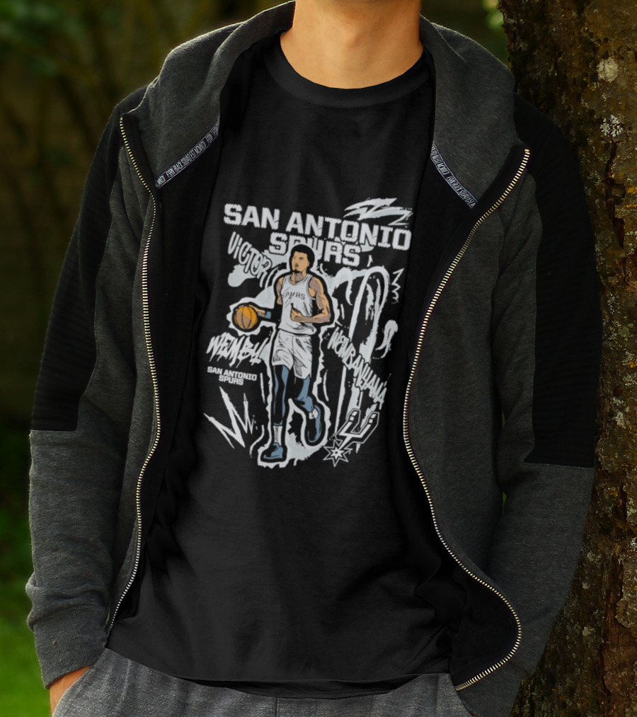 San Antonio Spurs Victor Wembanyama Basketball Player Wemby 22 T-Shirt