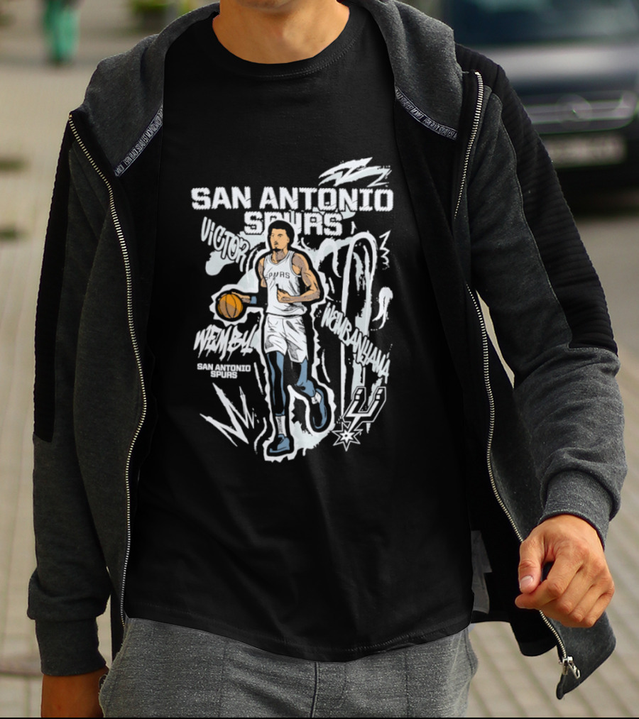 San Antonio Spurs Victor Wembanyama Basketball Player Wemby 22 T-Shirt