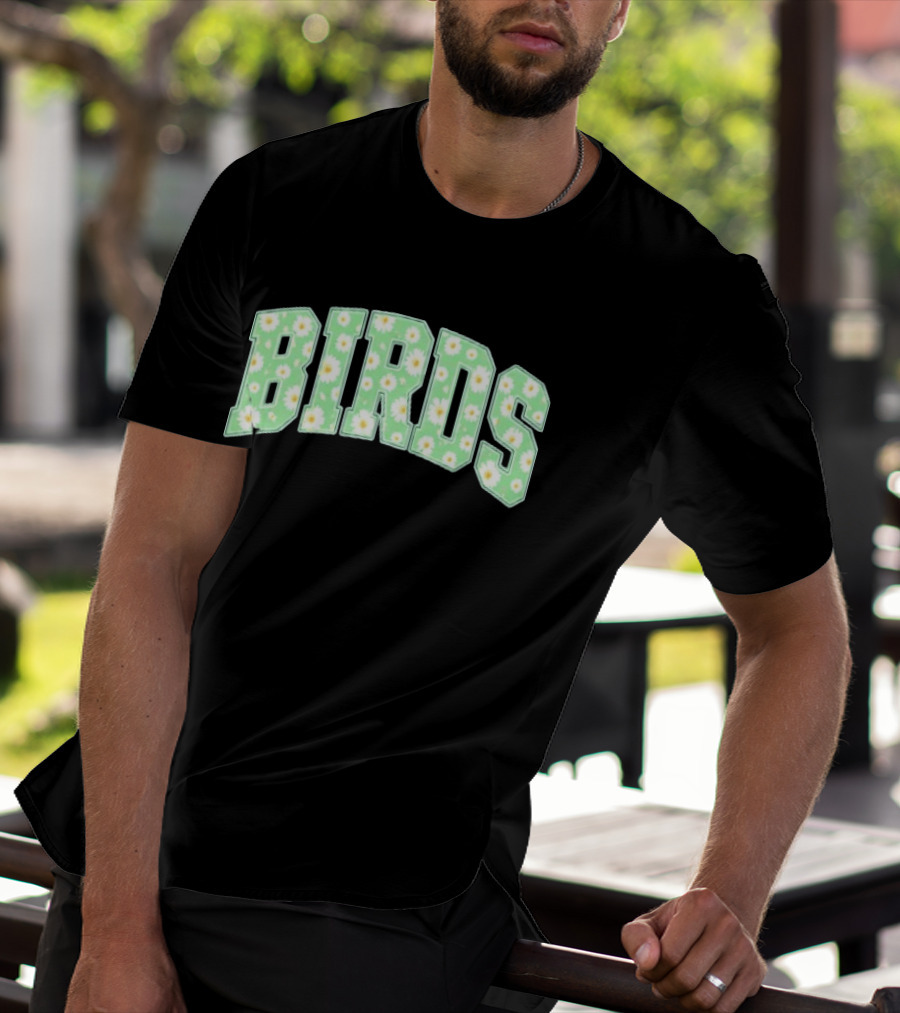 Birds Kelly Green Philadelphia Football Daisy T-Shirt