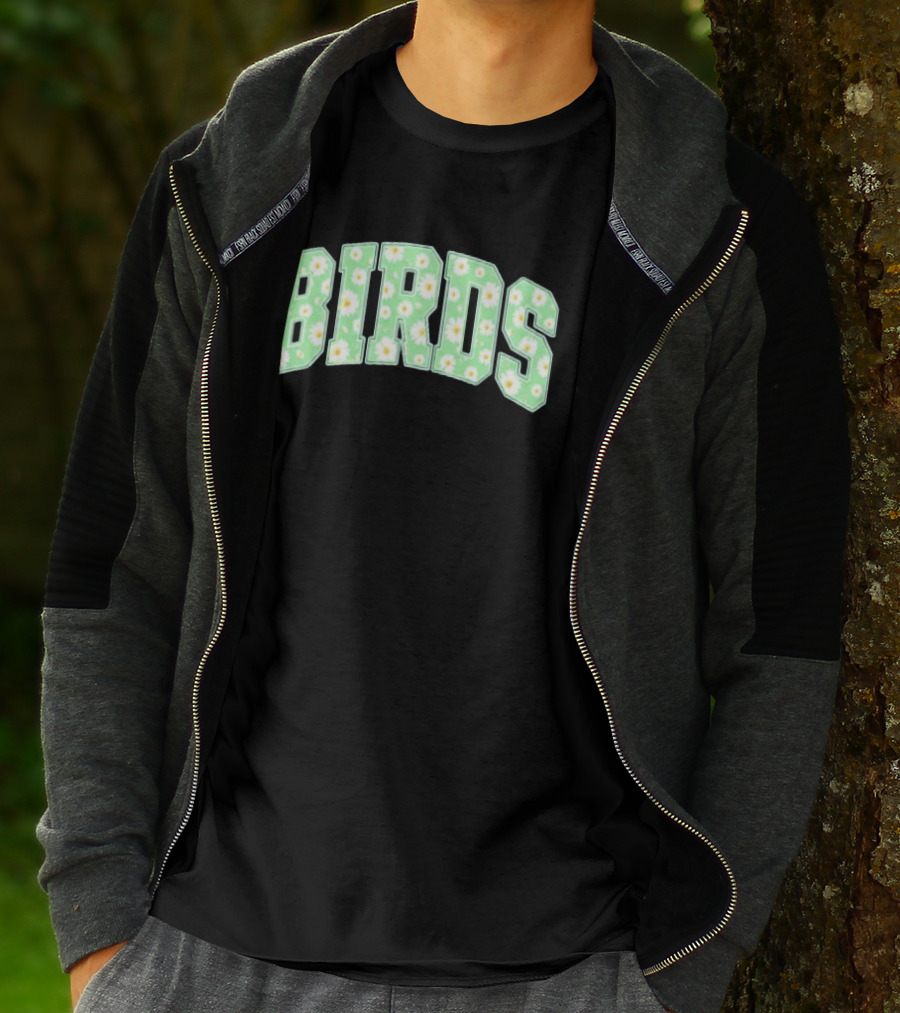 Birds Kelly Green Philadelphia Football Daisy T-Shirt