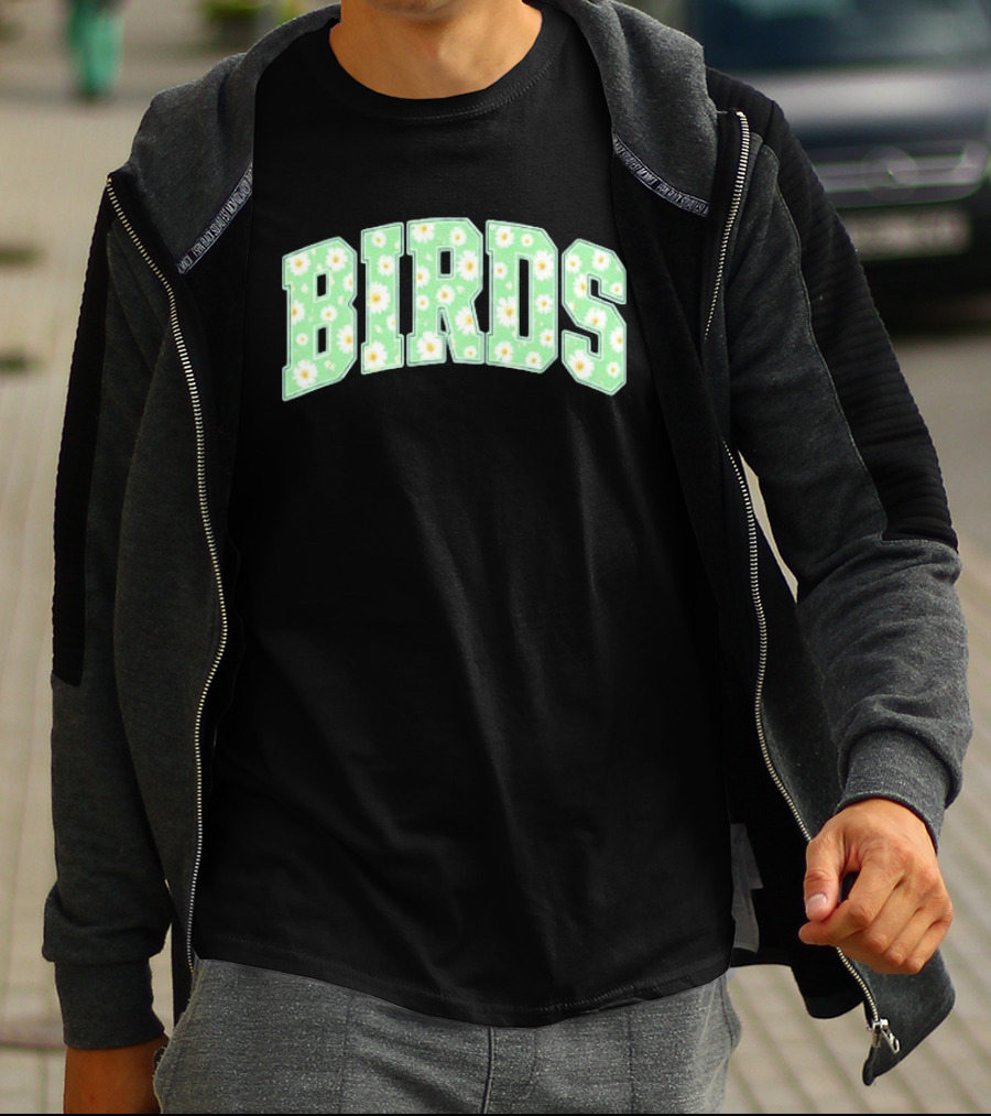 Birds Kelly Green Philadelphia Football Daisy T-Shirt