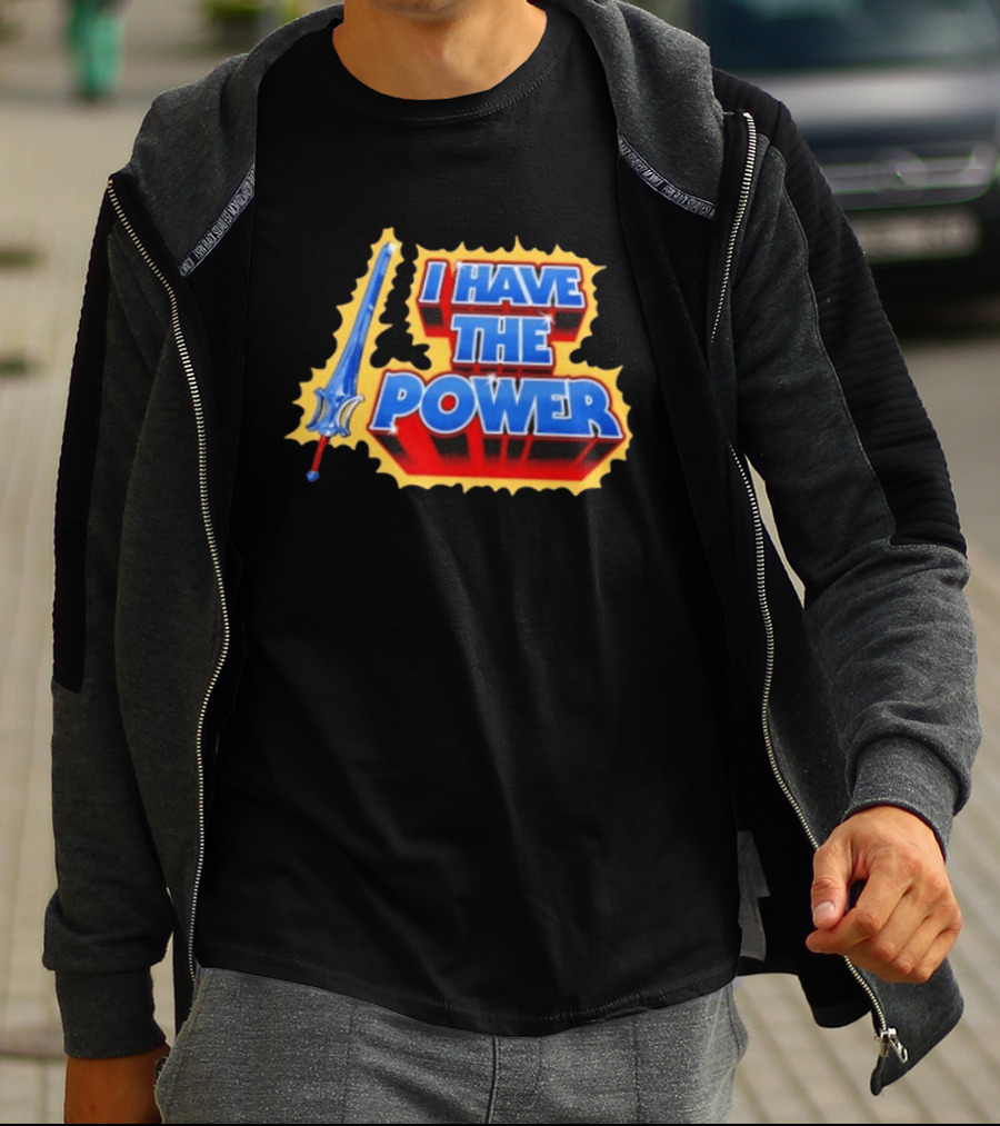 I Have The Power He Man Vintage Masters Of The Universe Sword T-Shirt