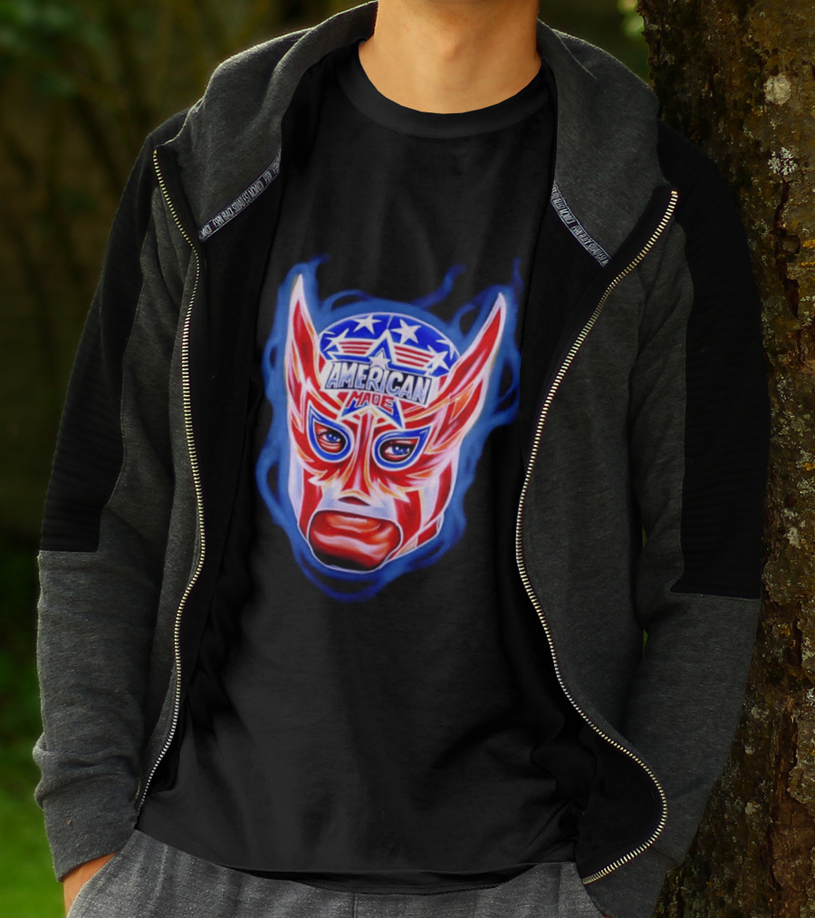 Cody Rhodes American Made Luchador Mask Star Spangled T-Shirt