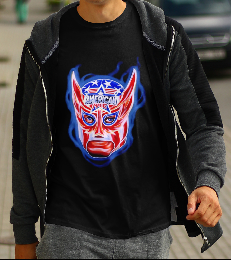 Cody Rhodes American Made Luchador Mask Star Spangled T-Shirt