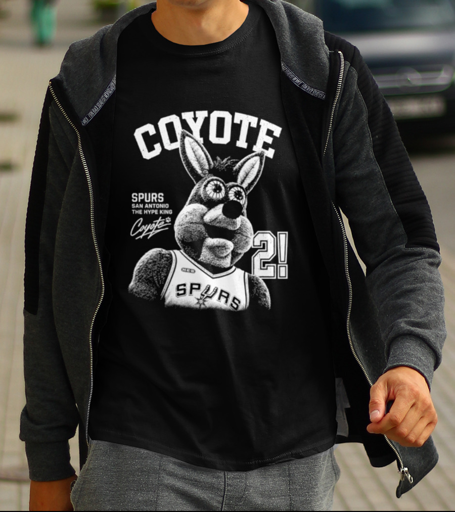 Coyote Spurs San Antonio NBA Basketball The Hype King 21 T-Shirt