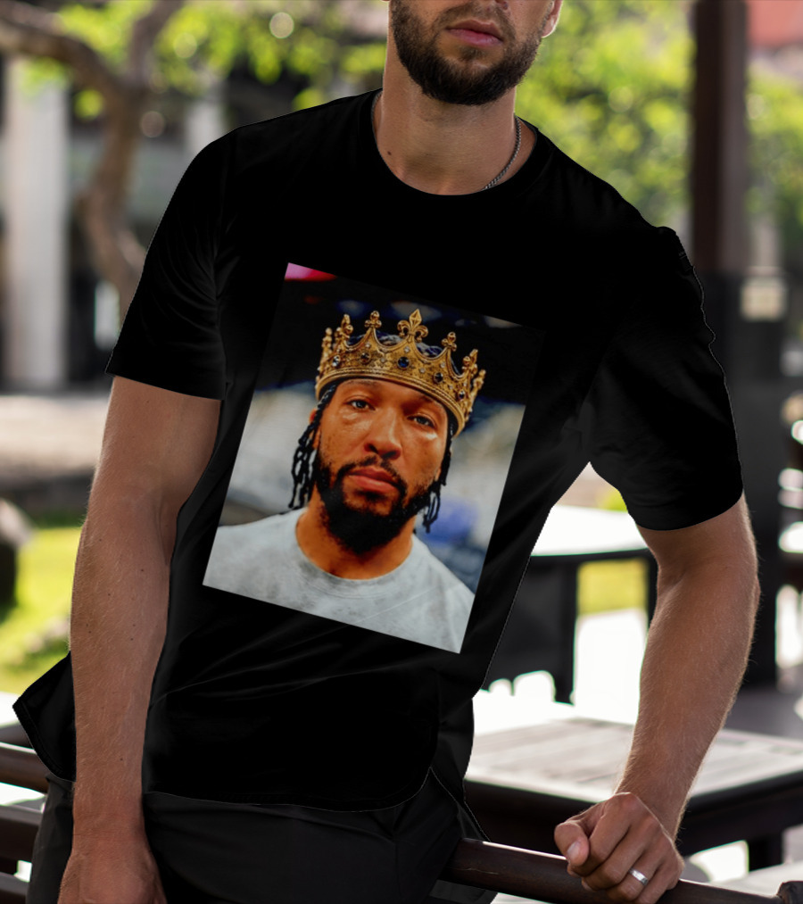 Jalen Brunson King New York Knicks Crown T-Shirt