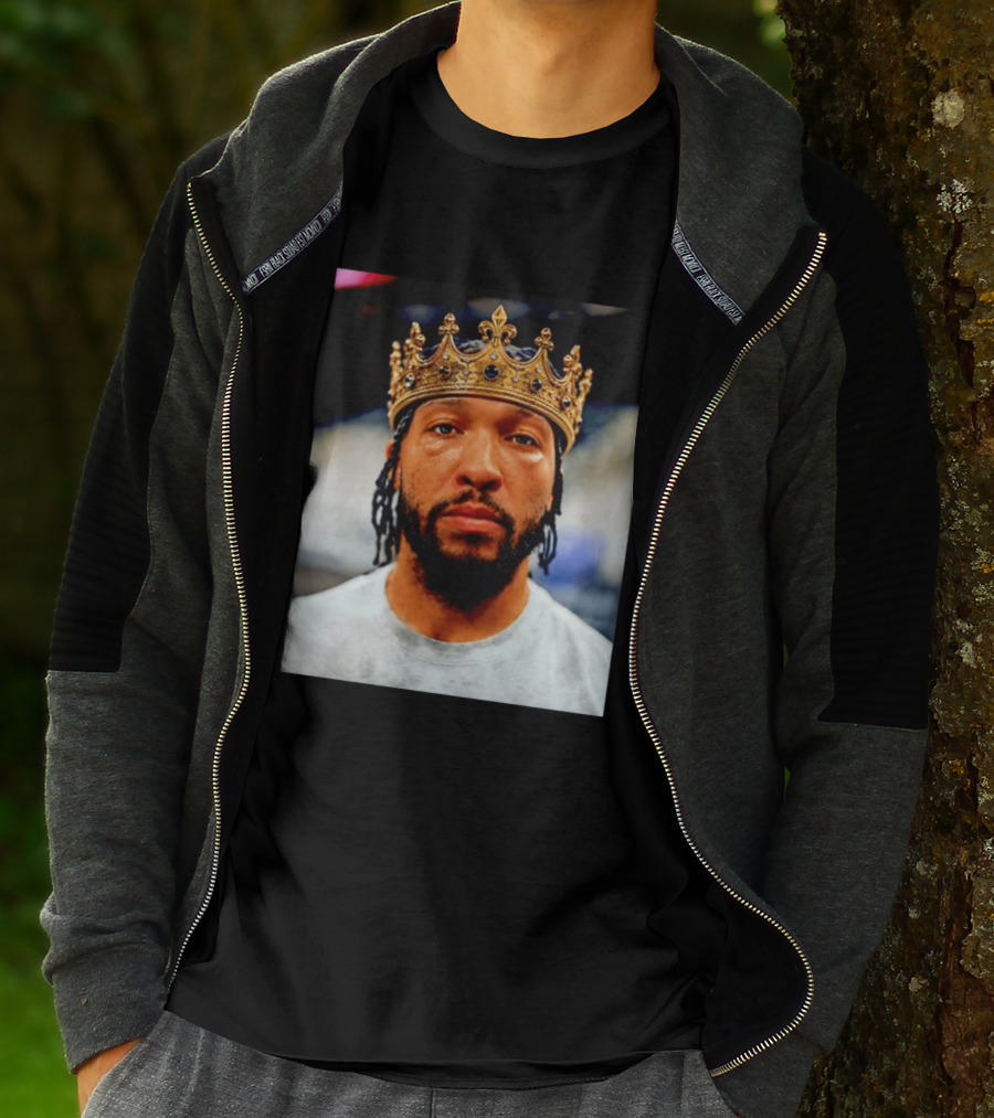 Jalen Brunson King New York Knicks Crown T-Shirt