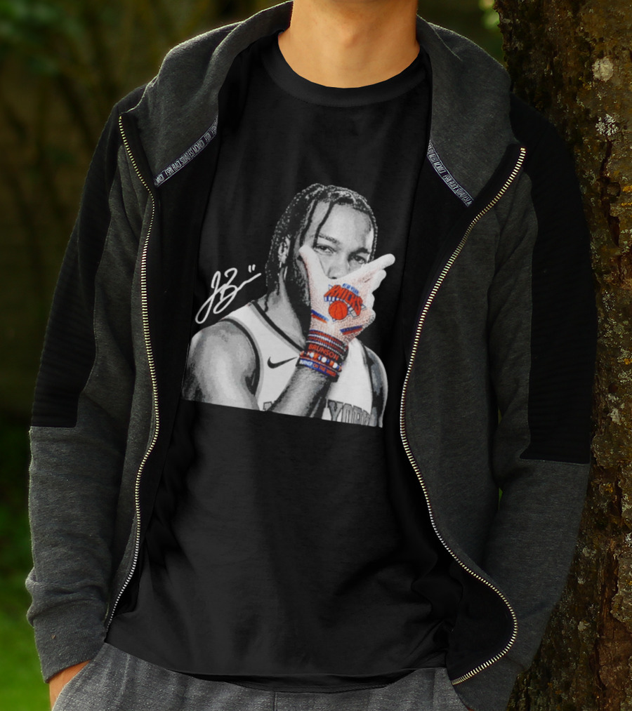 Jalen Brunson New York Knicks Burner Of The Year MJ Glove Pose T-Shirt