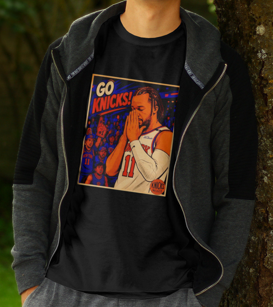 GO KNICKS Jalen Brunson New York Knicks 11 Mexico T-Shirt
