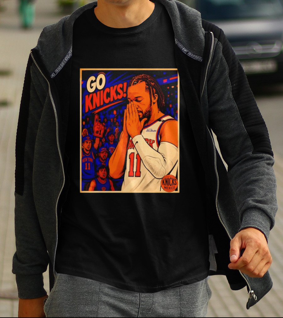 GO KNICKS Jalen Brunson New York Knicks 11 Mexico T-Shirt
