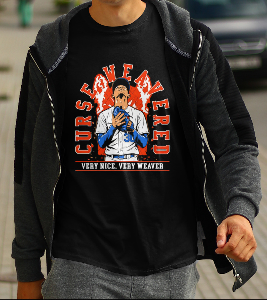 Jared Weaver Los Angeles Angels Curse Weavered Very Nice Very Weaver T-Shirt