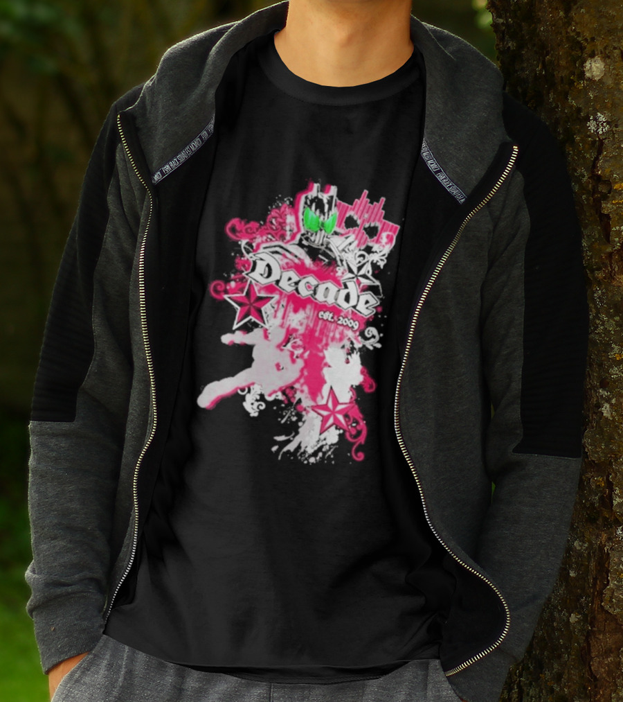 Kamen Rider Decade Est 2009 Heroic Starburst Adventure T-Shirt