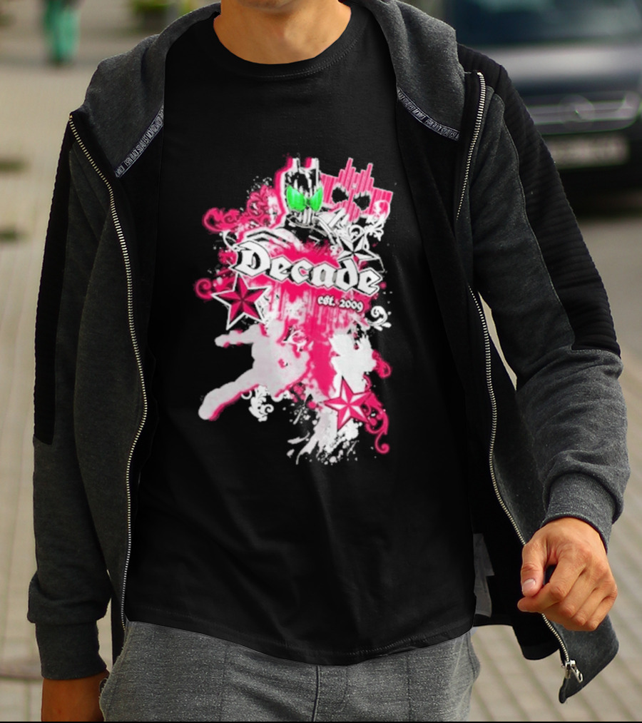 Kamen Rider Decade Est 2009 Heroic Starburst Adventure T-Shirt