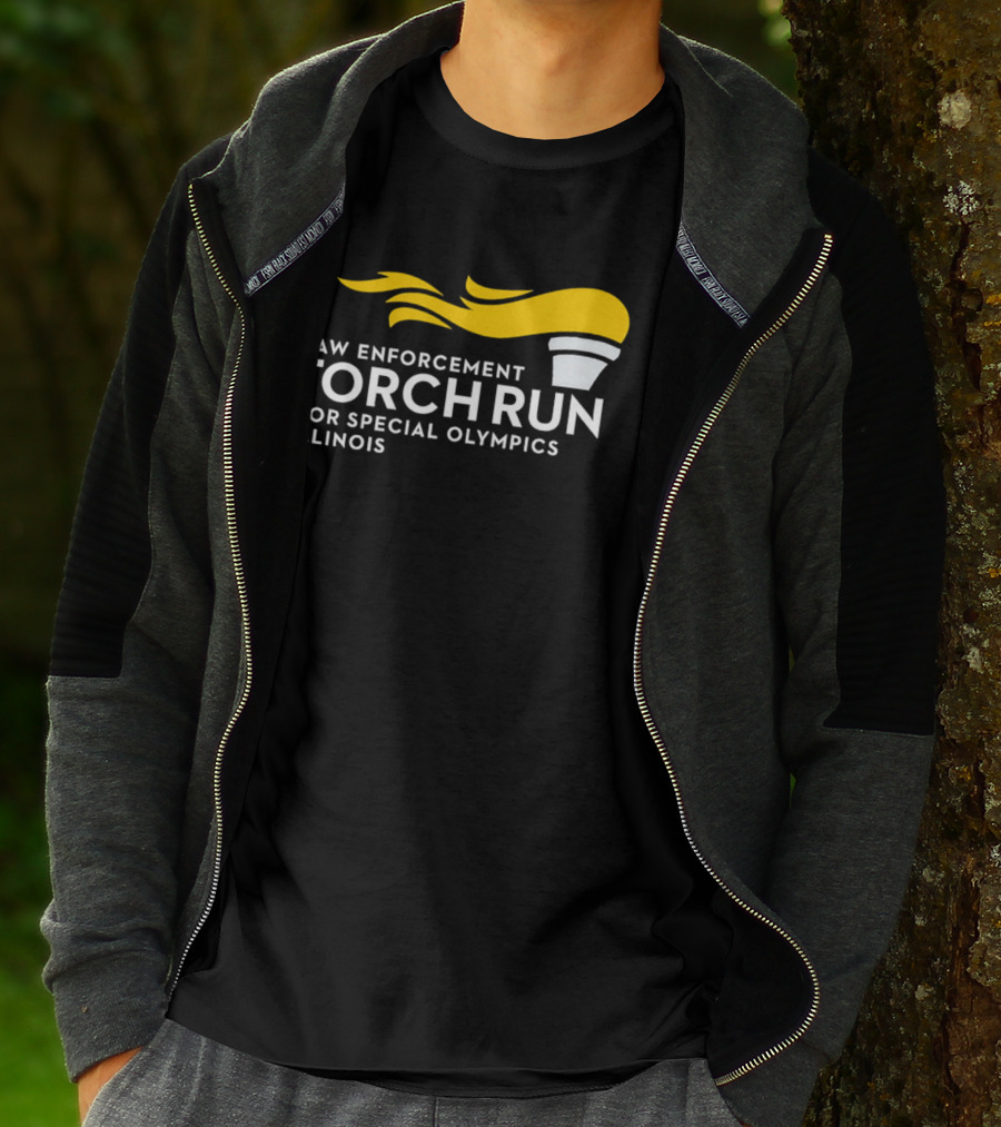 Law Enforcement Torch Run Special Olympics Illinois T-Shirt