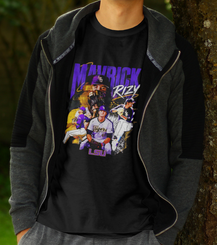 LSU Tigers Mavrick Rizy Baseball Collection T-Shirt
