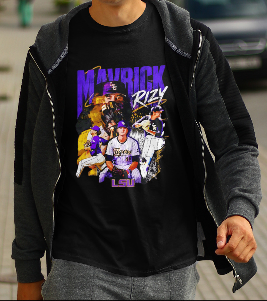 LSU Tigers Mavrick Rizy Baseball Collection T-Shirt